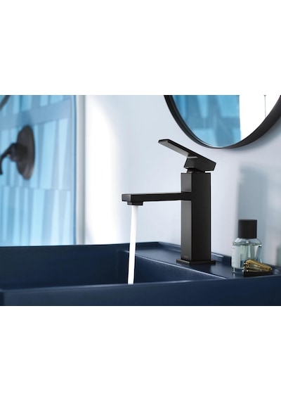 Moen Revyl Mat Siyah Tek Kolu Tek Delikli Modern Banyo Lavabo Bat Diğer