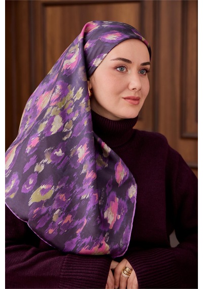 Silk Home Twill İpek Eşarp 11492-10 Mor
