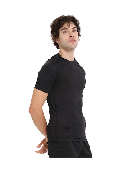 Sportive Yuma Slim Erkek Siyah Antrenman T-shirt 25ke1026-syh 1776446 SIYAH
