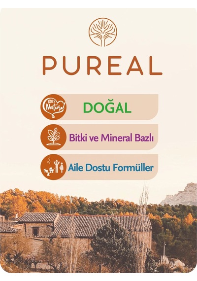 Pureal Evcil Hayvanlar İçin Doğal Yüzey Temizleyici ve Koku Giderici Konsantre 500 ML