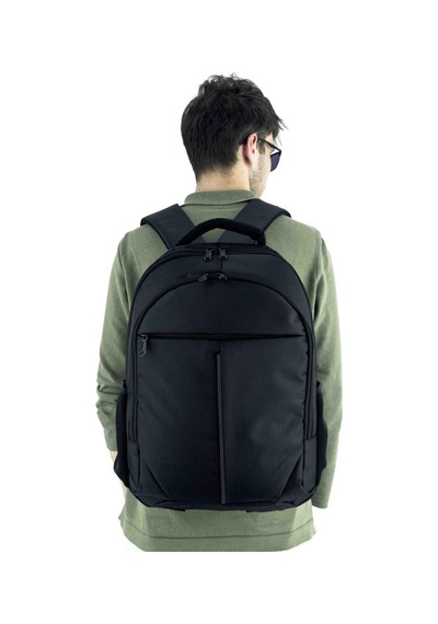 4 Bölmeli Okul Sırt Çantası (Laptop Bölmeli) Siyah 2120