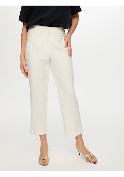 Faik Sönmez Önden Pensli Slim Fit Capri S26cpr005 Us26cpr00573 Ekru