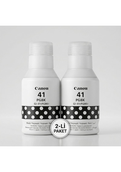 2 Adet Canon Gı-41 Siyah  Mürekkep G1420 / G2420 / G2460 / G3420 / G3460 Uyumlu 8681987071911x2 Canon