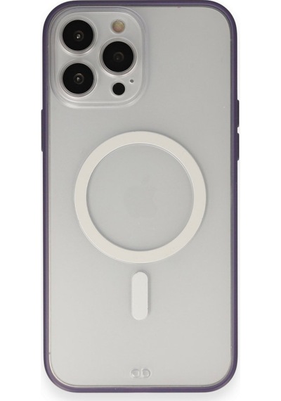 Newface Apple Uyumlu iPhone 14 Pro Max Kılıf Grand Magneticsafe Kapak - Mor mor