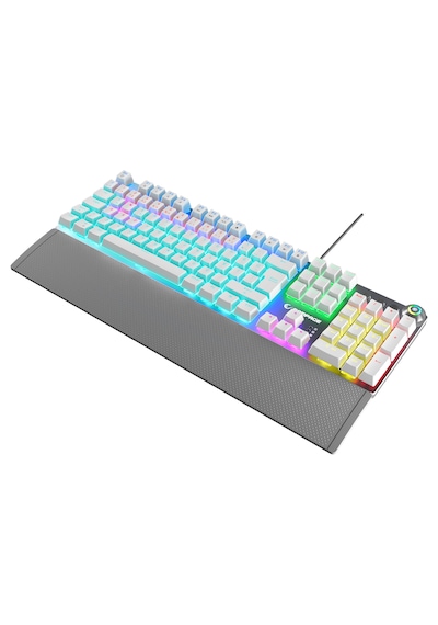 Kb-r28 Blade Plus Beyaz Gökkuşağı Tam Türkçe Red Switch Mekanik K