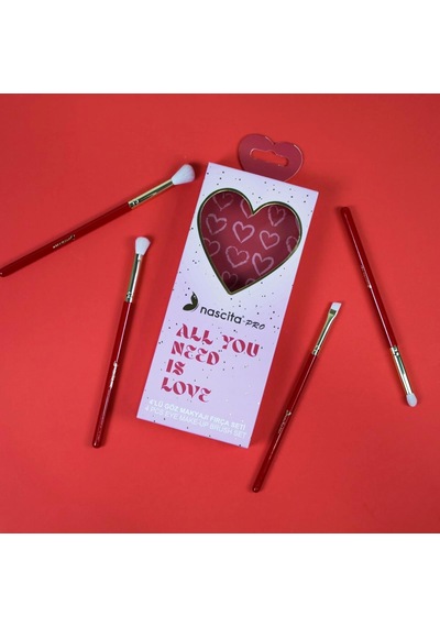 Lexroo Love 4lü Göz Makyajı Fırça Seti