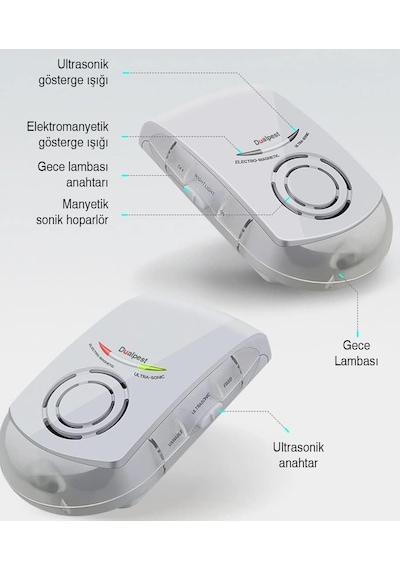 An-a633 Ultrasonik Fare,haşere,sinek,böcek Kovucu
