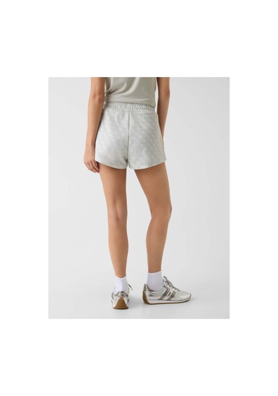 Guess 4g Jacquard Shorts - Monologo Kadın Şort Bej Guess 4g Jacquard Shorts - Monologo Kadın Şort Bej