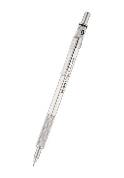 Scrikss Versatil Kalem Metal Graph-x 0.7mm Saten Gri