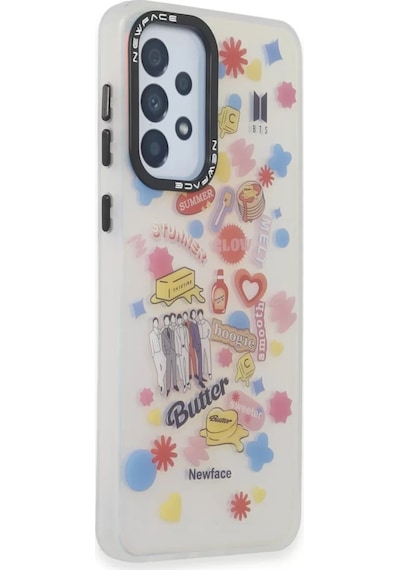 Newface Samsung Galaxy A33 5g Kılıf Estoril Desenli Kapak - Estoril - 16 Şeffaf