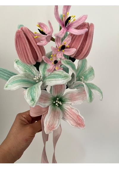 El Yapımı Şönil Gelin Buketi Solmayan Düğün Buketi Beyaz-pembe Bridal Bouquet Nişan, Nikah Ve Düğün Çiçeği Beyaz Pembe El Yapımı Şönil Gelin Buketi Solmayan Düğün Buketi Beyaz-pembe Bridal Bouquet Nişan, Nikah Ve Düğün Çiçeği Beyaz Pembe