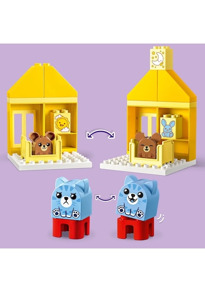 LEGO® DUPLO® İlk Günlük Rutinlerim: Yemek ve Uyku Zamanı 10414 1½+ Eğitici Oyuncak Yapım Seti - 28 Parça