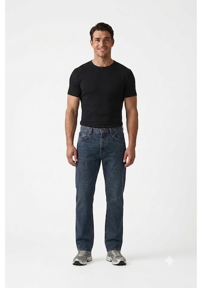 Levi's 555 Relaxed Straight Bol Kesim Erkek Jean Pantolon - 0002 Koyu Lacivert