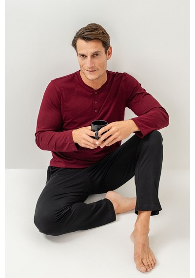 Arnetta Erkek Kırmızı Pijama Takımı 5274-49536 Kırmızı