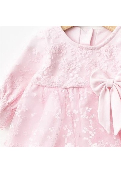 Ürünya 3-12 Ay Kız Bebek Tüllü Elbise Pembe