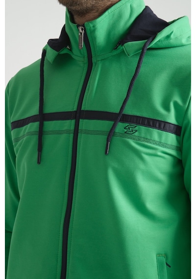 Shooter Sportswear Shooter Premium Dik Yaka Rahat Form Klasik Paça Erkek Eşofman Takımı Yeşil