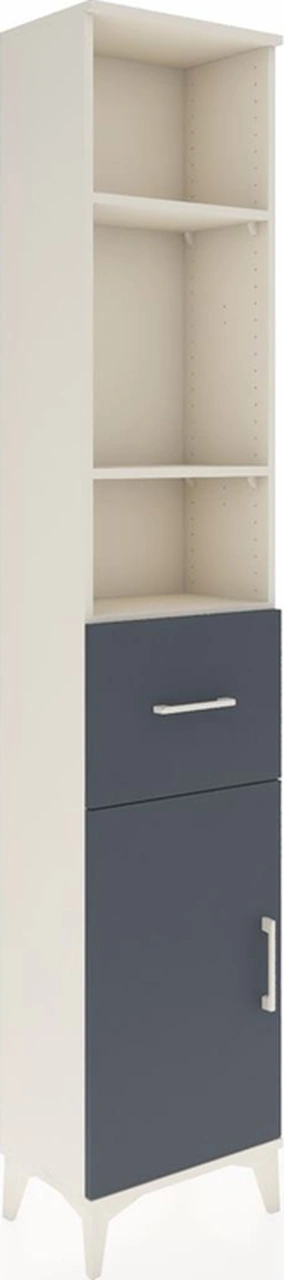 Arges Dolap 4 Raflı Tek Çekmeceli Tek Kapaklı 44x30x221 Aytaş... Aytaşı