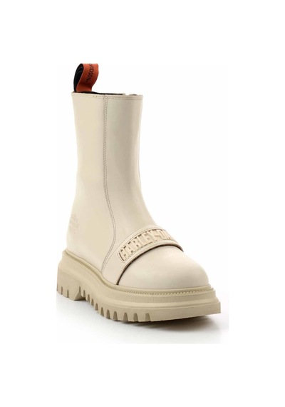 Harley Davidson Beige Hakiki Deri Kadın Bot & Bootie Hd0777054903 Beige