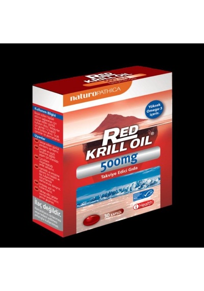 Naturapathica Red Krill Oil 500Mg 30 Kapsül