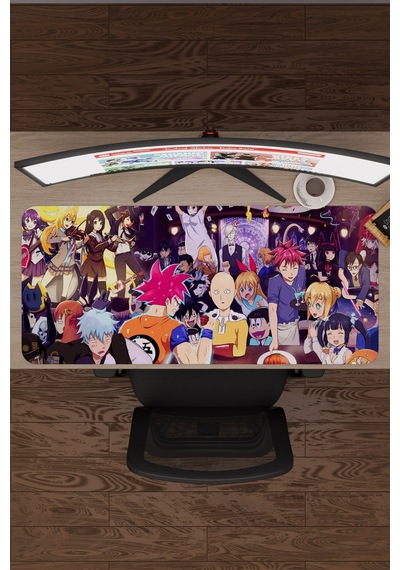 Death Parade Anime V2 - 90x40 Xxl Gaming Kauçuk Kaymaz Taban Mouse Pad Fare Altlığı