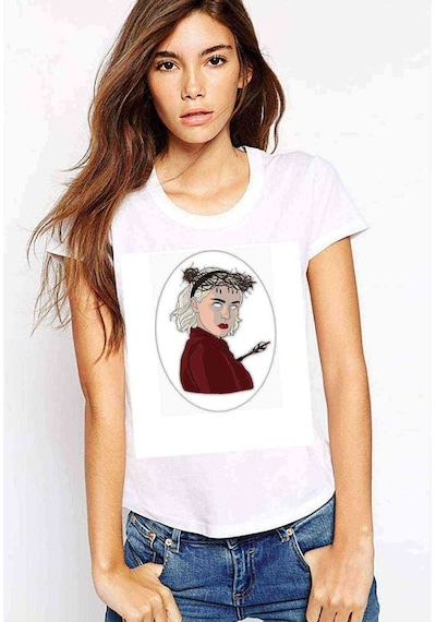Chilling Adventures Of Sabrina Ressurection Kadın Beyaz Tshirt