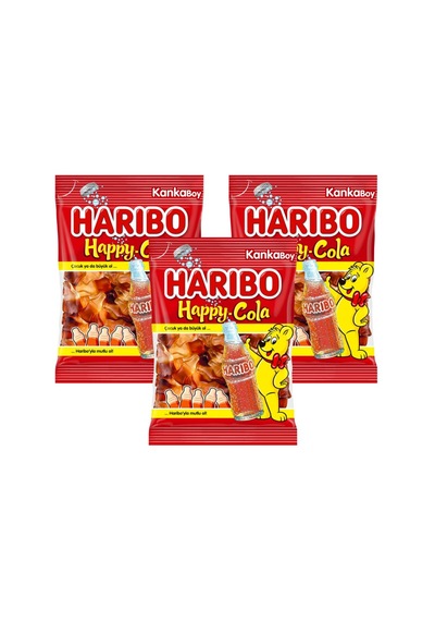 Haribo Happy Cola 80gr X3