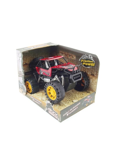 Rock Crawler Metal Büyük Sürtmeli Arazi Aracı Kırmızı