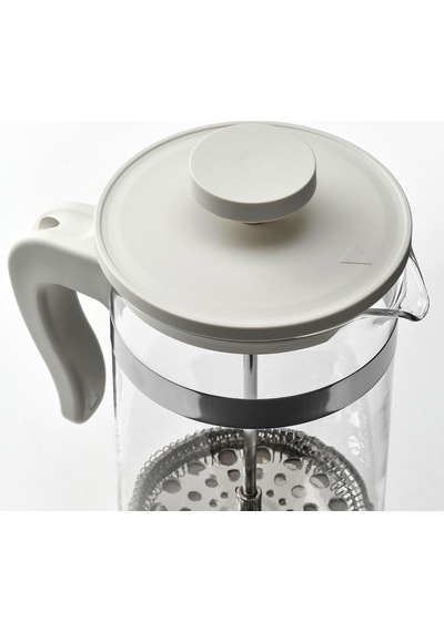 Upphetta French Press, Paslanmaz Çelik-kırık Beyaz Paslanmaz Çelik-kırık Beyaz 1 Lt Diğer