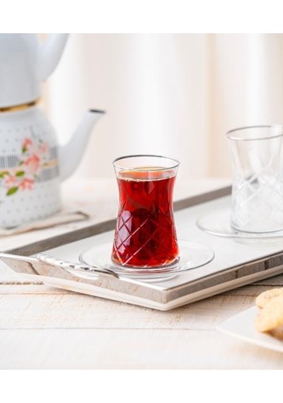 Acar Roland Silver 12 Parça Çay Seti Hms-06751 Gümüş