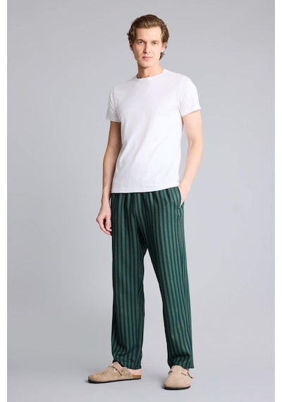 Defacto Regular Fıt Uzun Boy Flanel Alt G9633ax26spkh440 Haki-kh440