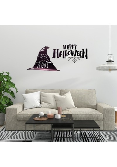 Happy Halloween Temalı Duvar Stickerı
