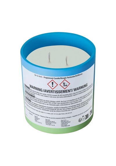 Zippo Odor-masking Candle - Koku Giderici Mum Gin & Herb Mavi