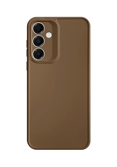 Samsung Galaxy S25 Uyumlu Kamera Korumalı Darbeye Dayanıklı Renk Atmayan Keep Silikon Kılıf Kahverengi