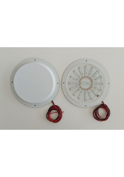 LED MARİNE TEKNE KARAVAN YUVARLAK LAMBA 12 V DC GÜNIŞIĞI