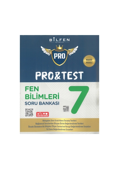 Bilfen Yayıncılık 7.sınıf Pro&test Fen Bilimleri Soru Bankası Maarif Model