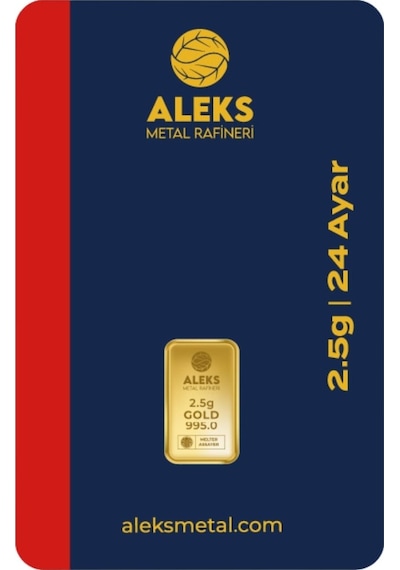 Agakulche 2,5 Gr 995 24 Ayar Amr Külçe Altın