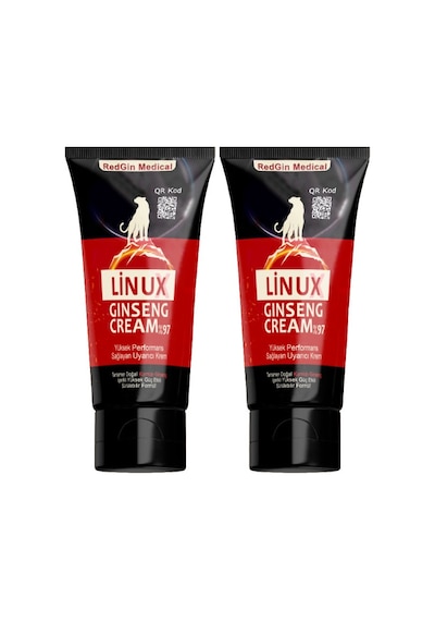 Linux Ginseng Cream 2 Adet Erkeklere Özel Yerlerine Özel Yeni Destek 50 Ml