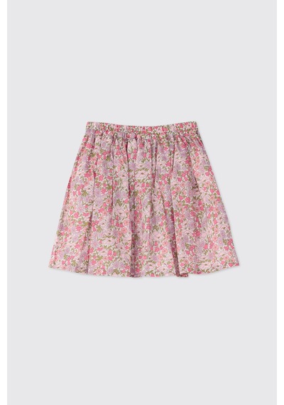 Panço Liberty Kumaş Kız Bebek Pembe Etek