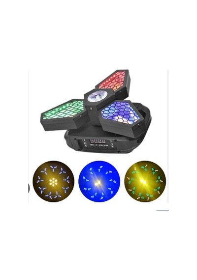 Dj Pro 3 Başlı Led 260 Watt Maple Retro Sahne Robot Işık