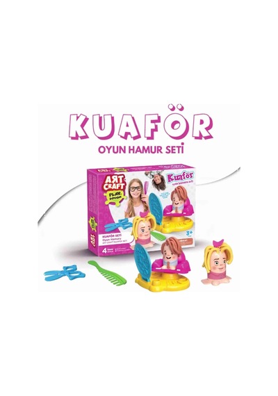 Art Craft Kuaför Oyun Hamur Seti 224 Gr Dede 03458