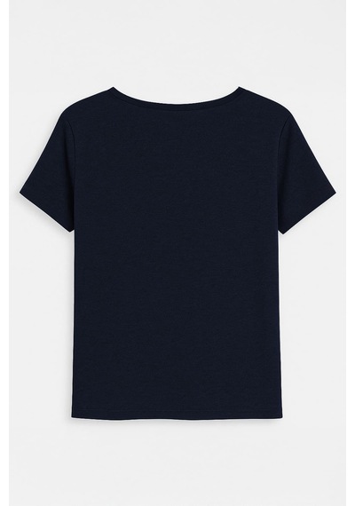 Markapia Kadın V Yaka Kısa Kollu İnce Esnek T-shirt Çok Renkli Xs S