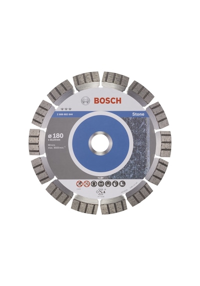 Bosch Best For Stone 180 mm 22.23 X 2.4 X 12 Taş ve Beton Kesme Diski - 2608602644