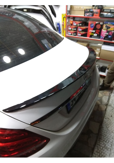 C180 W205 Kasa Piano Black Boyalı Abs Plastik Spoiler