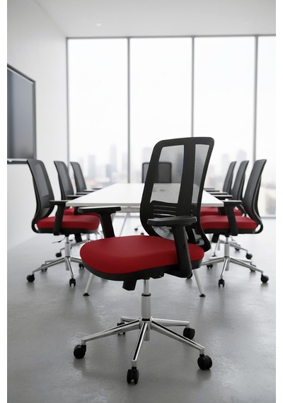 Ofisbazaar Up Fileli Çalışma Koltuğu Ergonomik Şef Ve Toplantı Koltuğu Siyah Fileli / Kırmızı Kırmızı Ofisbazaar Up Fileli Çalışma Koltuğu Ergonomik Şef Ve Toplantı Koltuğu Siyah Fileli / Kırmızı Kırmızı