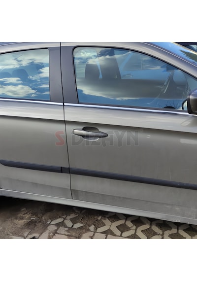 S-dizayn Citroen C-elysee Abs Plastik Yan Kapı Çıtası 2013 Üzeri A+ Kalite