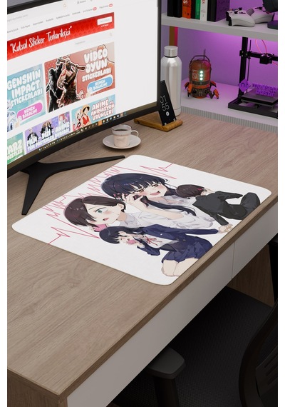 Boku No Kokoro No Yabai Yatsu Anime V5 - 48x40 Xl Gaming Kauçuk Kaymaz Taban Mouse Pad Fare Altlığı