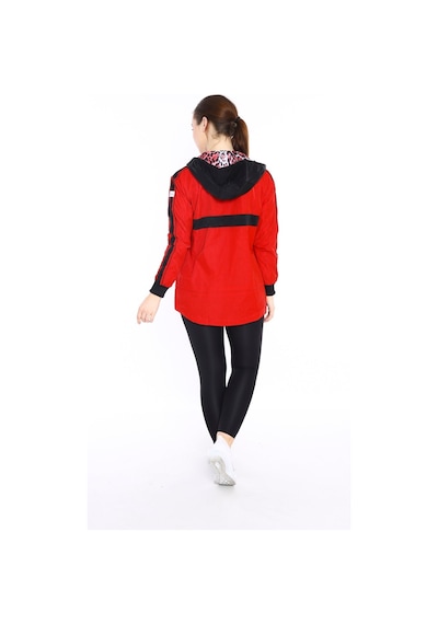 Escetic Kırmızı Kadın Spor Kapişonlu Su İtici Rüzgarlık Fermuarlu İnce Ceket 6560-4153-kırmızı Kırmızı Escetic Kırmızı Kadın Spor Kapişonlu Su İtici Rüzgarlık Fermuarlu İnce Ceket 6560-4153-kırmızı Kırmızı