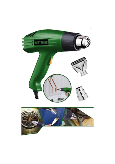 Steiner 3000 Watt 2 Kademeli Profesyonel Sıcak Hava Isı Tabancası N11.413