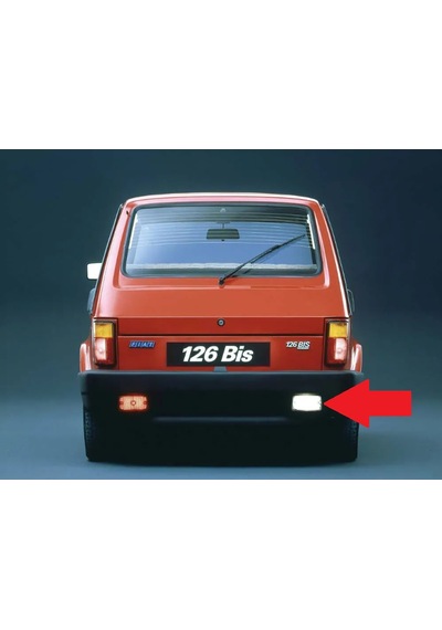 Fiat 126 Bis Geri Vites Lambası Beyaz İthal 7537893