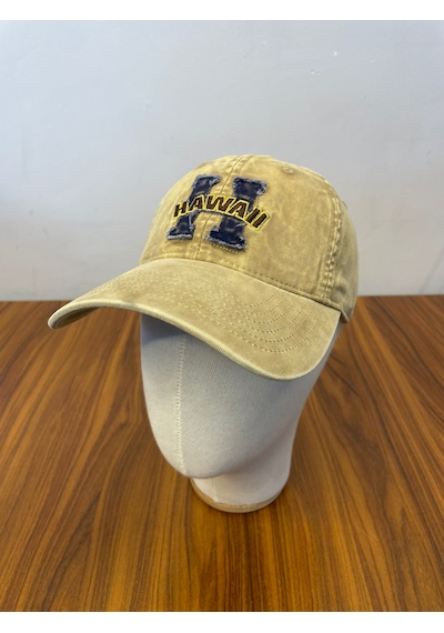 Hamze Vintage Yıkamalı Eskitme Model İthal Nakışlı Unisex Cap Şapka Bej